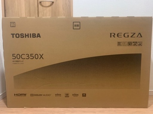 【新品未使用】TOSHIBA 50C350X BLACK