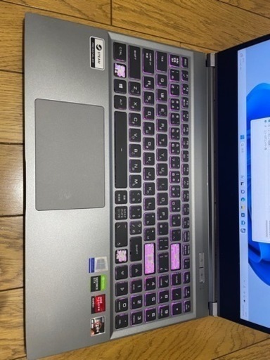 訳あり ゲーミングノートパソコン galleria gr1650tgf-t office2021付き