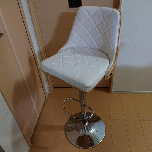 【美品】ガス圧昇降式 カウンターチェア