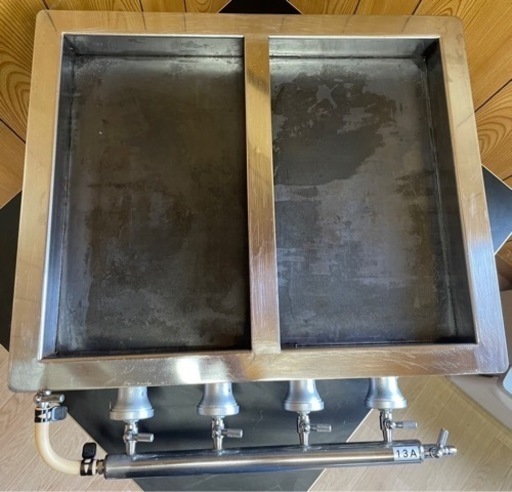 【動確済み】業務用 鉄板 2連 餃子焼き器 都市ガス 13A ぎょうざ グリドル グリラー 餃子グリラー 餃子グリドル 鉄板焼き器 餃子コンロ