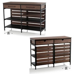 急募　LOWYA キッチンカウンター　キャビネットの画像