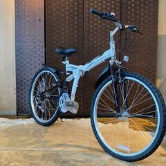 ■RAYCHELL レイチェル 26インチ 折畳み MTB ホワ...