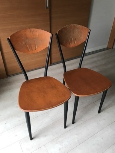 アンティーク椅子2脚セット