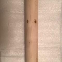【新品未使用】天然木　丸太パーツ　直径7cm長さ50cm