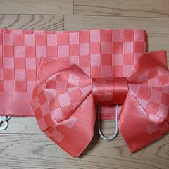 浴衣 付け帯 作り帯の画像
