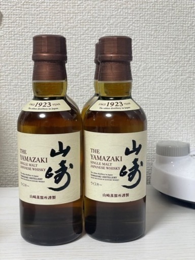 山崎　ウイスキー　ミニボトル　4本