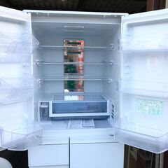 動作保証あり】SHARP 2018年 SJ-GT50D 502L 6ドア 冷凍冷蔵庫 プラズマ