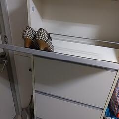 ４段シューズボックス　下記日に取りに来ていただける方無料の画像