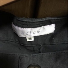 あ)acide黒ズボン38の画像