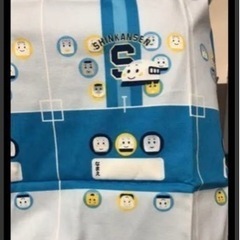 ティッシュ入れしんかんせん生地94×84の画像