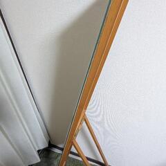 折りたたみスタンディングミラー お譲りしますの画像