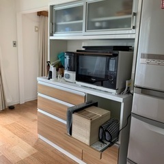 4年使用のキッチン棚！の画像
