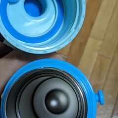 【値下げ】おまけ付き プラレール ロック付ワンプッシュ ダイレクト ステンレスボトル 水筒 470ml お箸 おはしの画像
