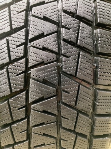 265/60R18 4本 スタッドレスタイヤ ホイール付 5穴 8.5J×18屋内保管 ブリヂストン  バリ溝 最安 宇治 久御山