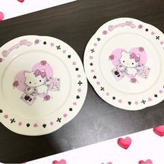 チャーミーキティー　ケーキ皿　陶器