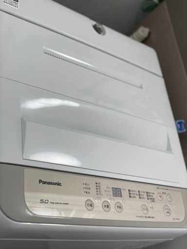 送料・設置込み　洗濯機　5kg Panasonic 2019年