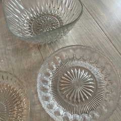 ガラス食器5点の画像