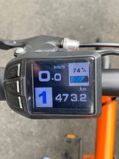 電動自転車 X20オレンジ色 折り畳み 沢山アクセサリー付き