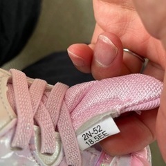 子供用シューズ　18.5 ムーンスター　ラブラッシュ？の画像