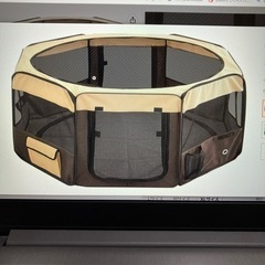 ペットサークル　　折りたたみ式　受付終了の画像
