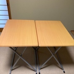 机・折りたたみ学習机2、中古[引き取りに来られる方]0円