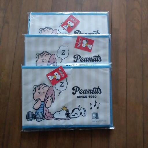 スヌーピー　フタ付き収納ボックス　3個セット