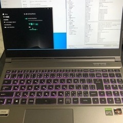 ゲーミングパソコン(ノート) ＋おまけ(ゲーミングワイヤレスマウス付き)の画像