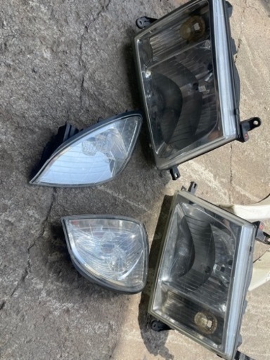 ランドクルーザー100 ヘッドライト　コーナーランプセット