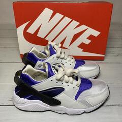 NIKE　24.5cm　ナイキ　レディース　エア　ハラチ　白×紫
