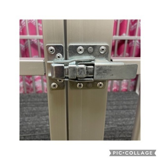【交渉中】中型犬　大型犬に！　アルミ製ペットゲージ　美品　W1055×D760×H855mm