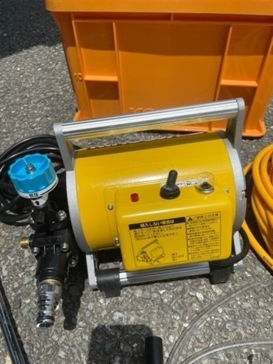 ■新古品 中古品 工進 KOUSHIN 電動噴霧器 MS-252C ホース他 付属品付き 動作問題なし■
