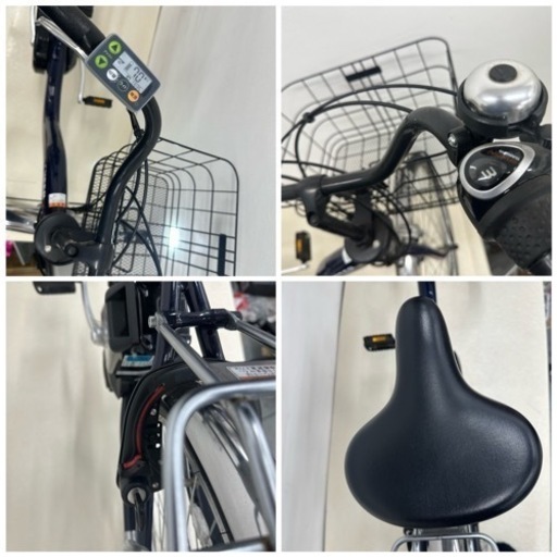 【美品】YAMAHA ヤマハ 電動アシスト自転車 PAS Cheer 26型 PA26CH 3段変速 ノーブルネイビー 2022年モデ