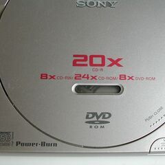 ⭕SONY CRX85A ポータブルDVDドライブ PCカード接続 の画像