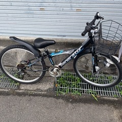 子供用自転車　マウンテンバイク　ギア付き　　24インチ