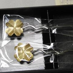 【未使用品】【映えるスプーン】TAKAKIN スプーン クローバー 2本セットの画像