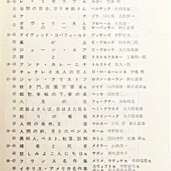 世界文学全集全40巻の画像