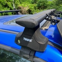 インプレッサ GGA THULE ルーフキャリア エアスクリーン セットの画像