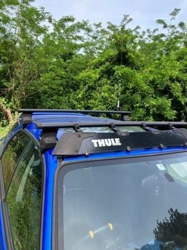 インプレッサ GGA THULE ルーフキャリア エアスクリーン セット