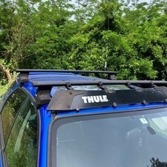 インプレッサ GGA THULE ルーフキャリア エアスクリーン セットの画像