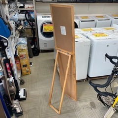 【お買い得‼️】フクダクラフト スタンドミラー 姿見 全身鏡 木製ブラウン♪の画像