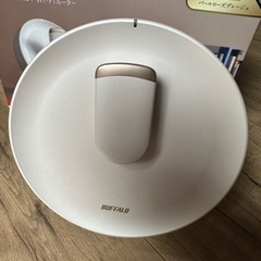 バッファロー 無線wi-fiルーター WTR-M2133HP-PR （パールローズグレージュ）美品の画像