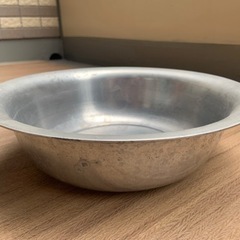 アンティーク品★古いアルミのタライ 洗面器の画像