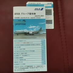 ANAの株主番号案内書1枚とANAグループ冊子1冊