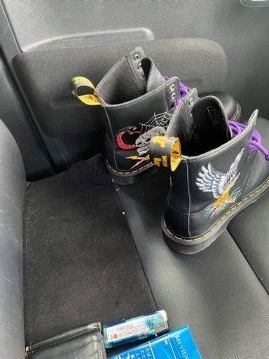 ドクターマーチン Dr.Martens 1461 Airwair 3-Eye Shoes BLACK+MULTI（ドクターマーチン 