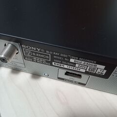 ソニーブルーレイレコーダー　BDZ-E500　500GB B-CASカード　電源コード　リモコンRMT-B006Jの画像