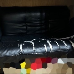 中古(一応ジャンク)2人掛けソファ🛋