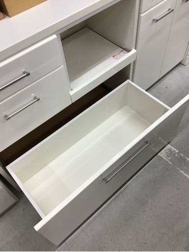 ●販売終了●レンジボード　ホワイト　中古品