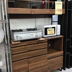 ●販売終了●※値下げしました※レンジボード　ブラウン　中古品