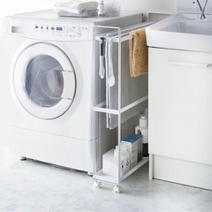 tower 収納付きバスタオルハンガーの画像