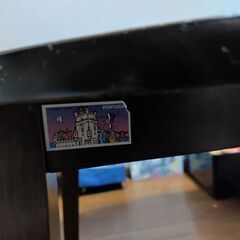 火曜日にお引取り願います。オーバル型ダイニングテーブルの画像